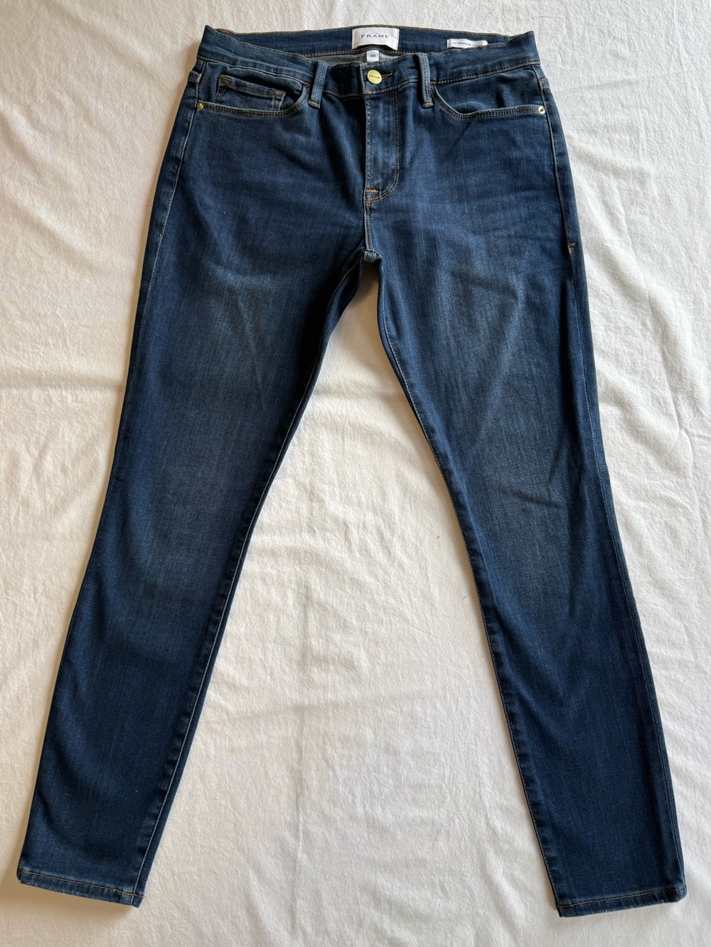 Frame Denim Le Skinny De Jeanne in Lupine